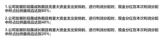 兴蓉环境：公司发展阶段属成熟期且有重大资金支出安排的，进行利润分配时现金分红在本次利润分配中所占比例最低应达到40%