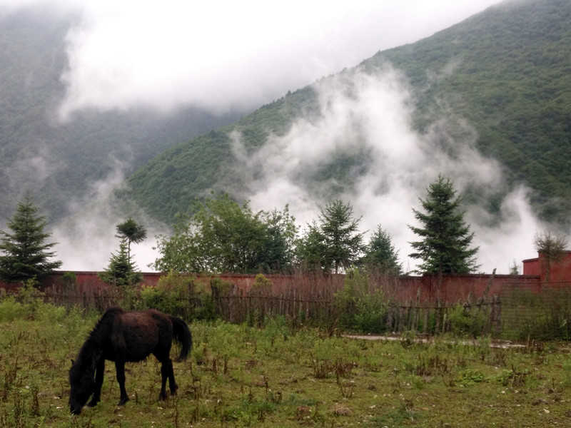 尼媒称马囊地区徒步路线遭新修公路污染