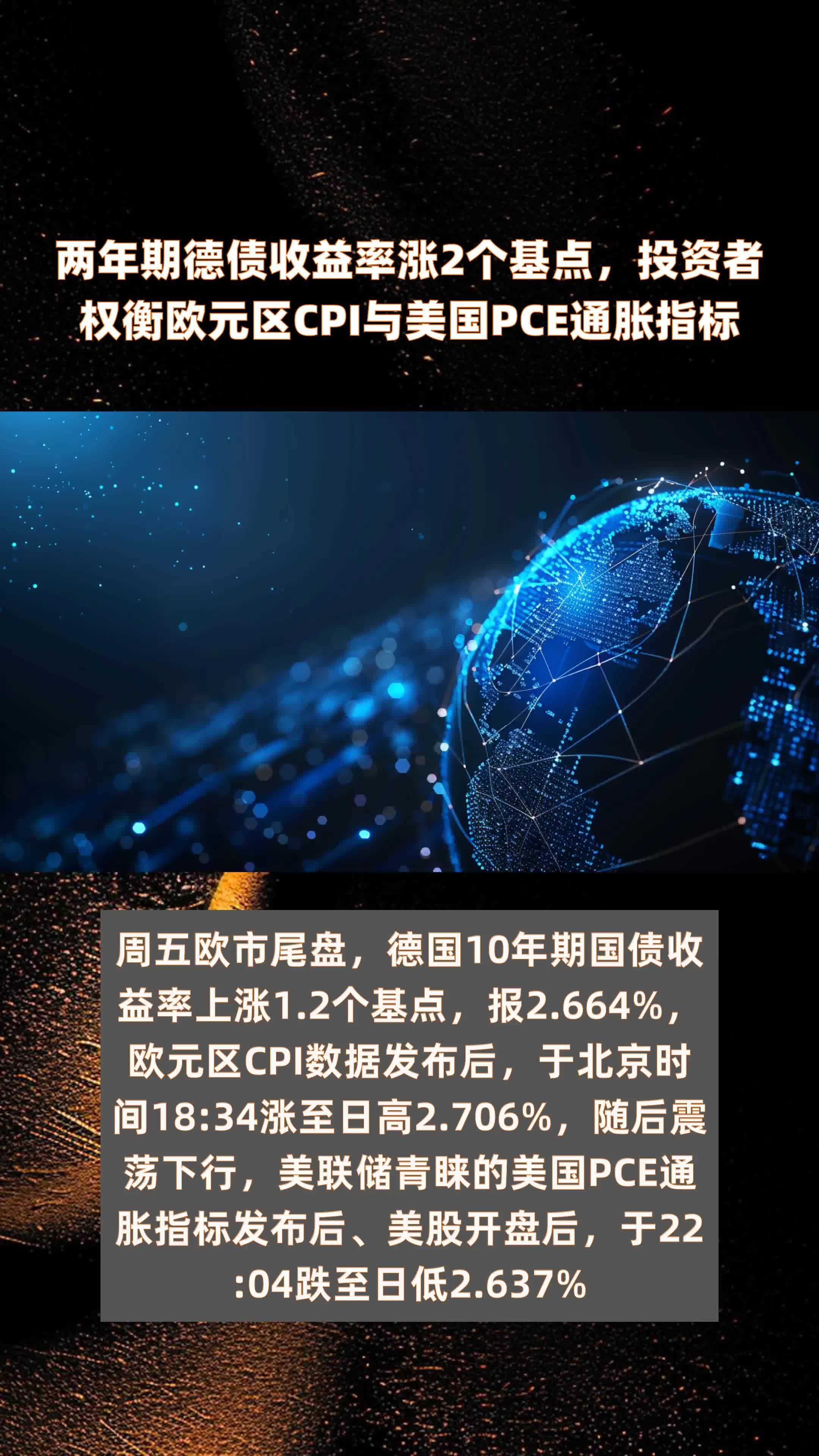 欧债收益率集体上涨，英国10年期国债收益率涨5个基点