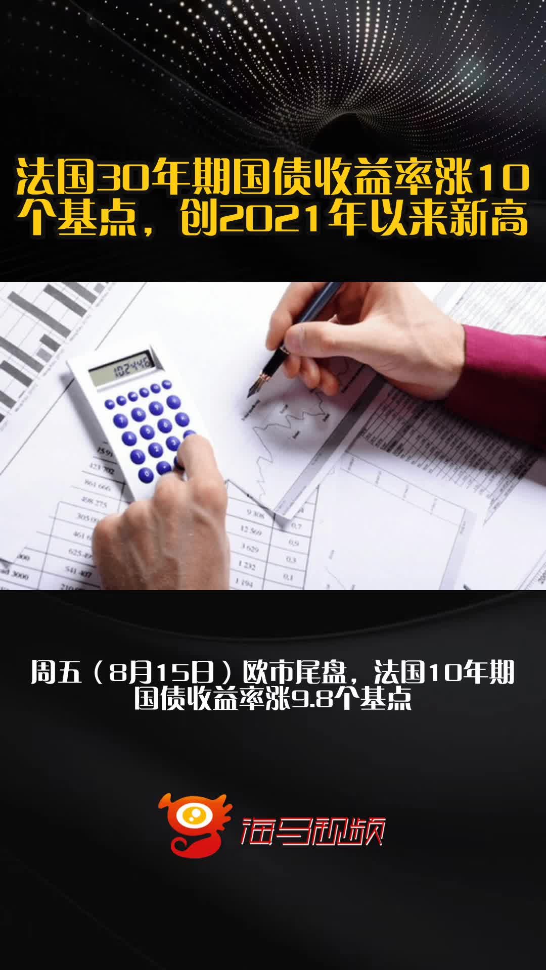 欧债收益率普遍下跌,英国10年期国债收益率跌2.8个基点