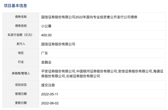 国信证券：向专业投资者公开发行不超150亿元短期公司债券获证监会注册批复
