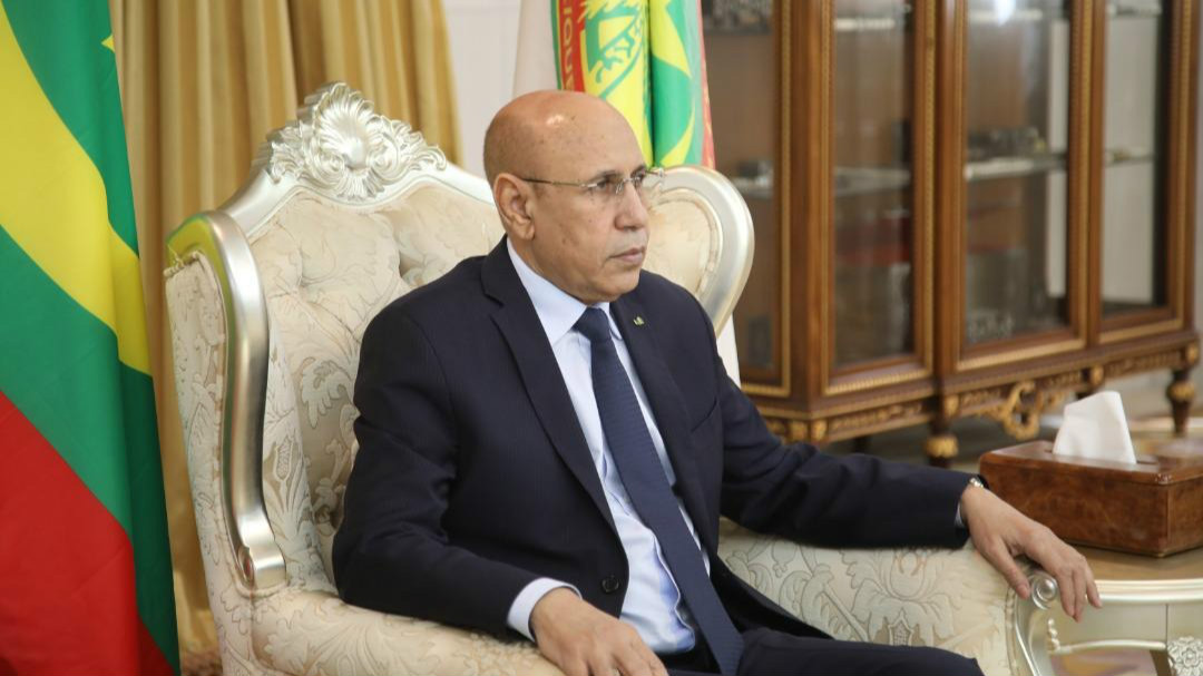 毛里塔尼亚总统加兹瓦尼出席多项发展项目启用及奠基仪式