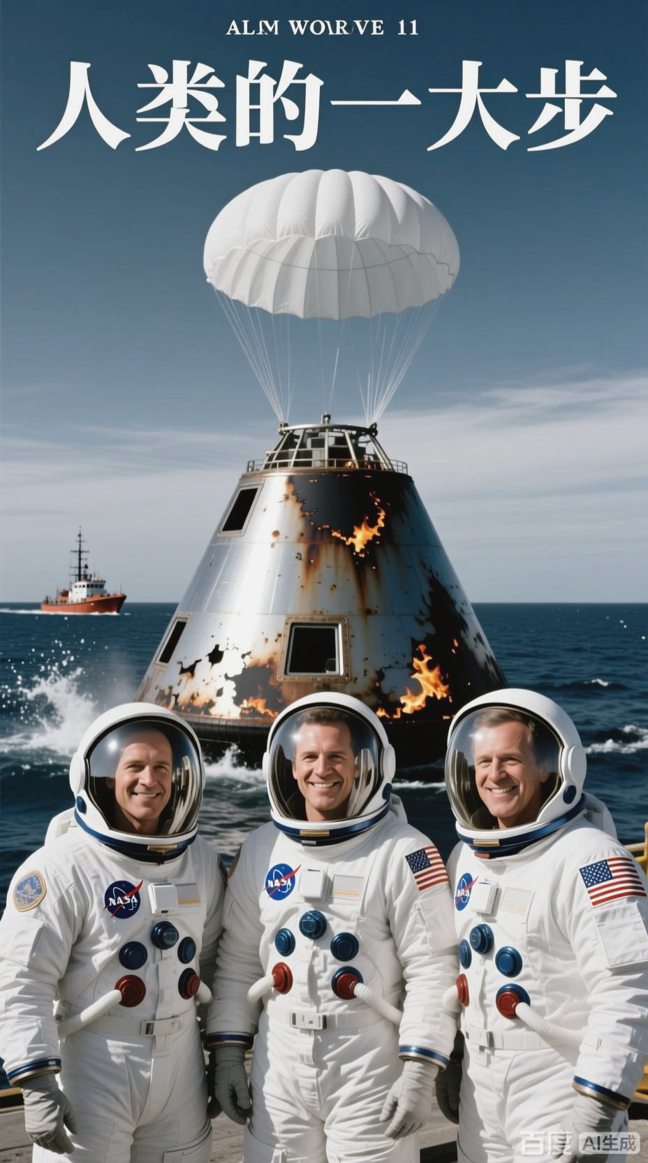 新华社快讯：美载人绕月飞船溅落在预定海域