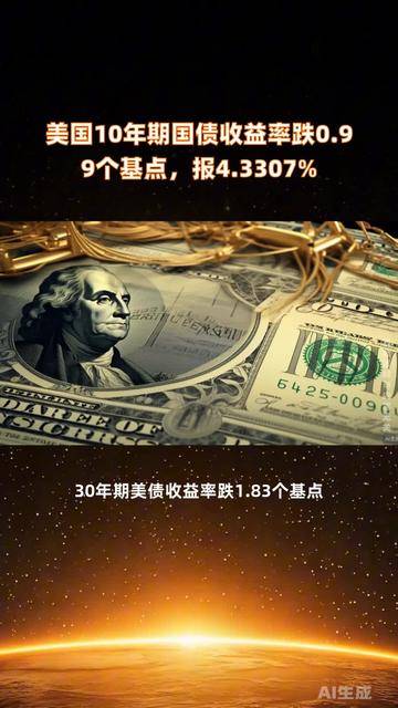 法国10年期国债收益率跌4.0个基点,报3.780%